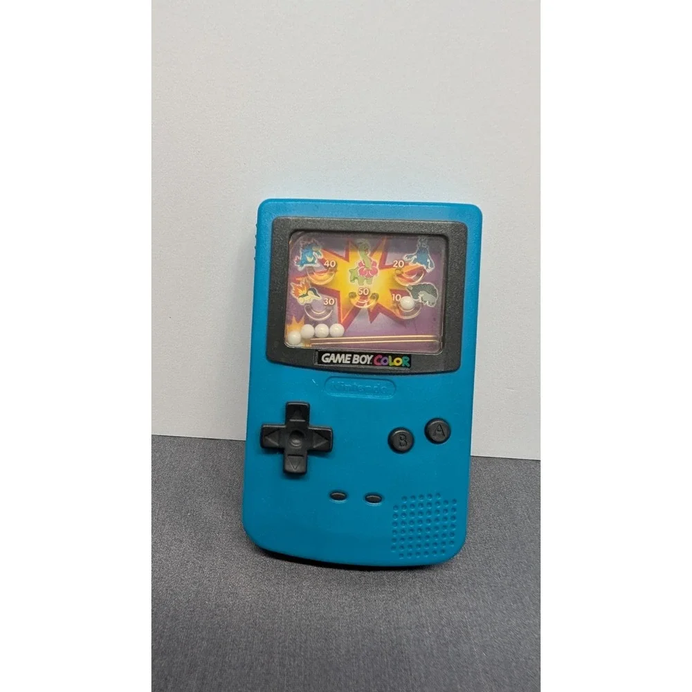 Nintendo Game Boy Color CD-01-04 Teal Pokemon Burger King Toy 2000 Vintage